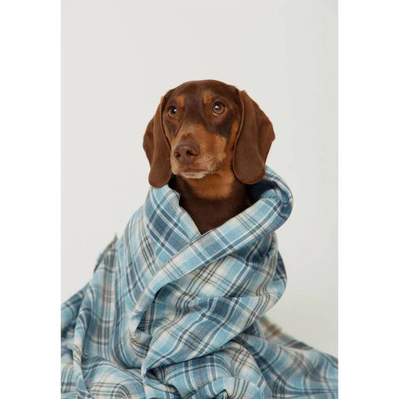 NEW HOUSE OF SUNNY bias cut heritage skirt in blue - Picture 5 of 6